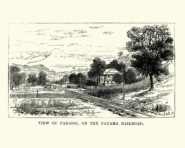 istock Paraiso on the Panama Railroad, 19th Century 901850568