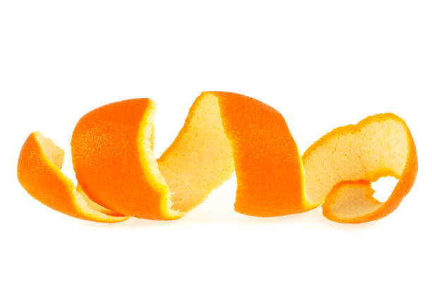 istock Skin orange on a white background 901859786