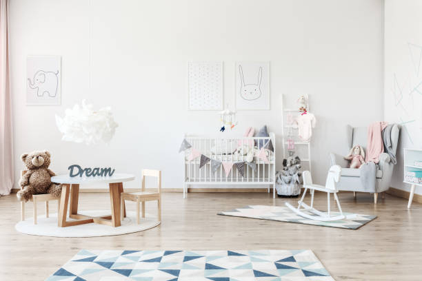 istock Child's bedroom with toys 901871032