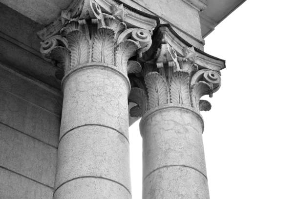 istock The capitals of the columns. 901871118