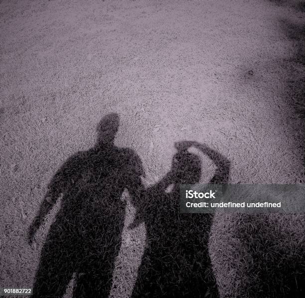 Couple Shadow Stock Photo - Download Image Now - Abstract, Art, Desk