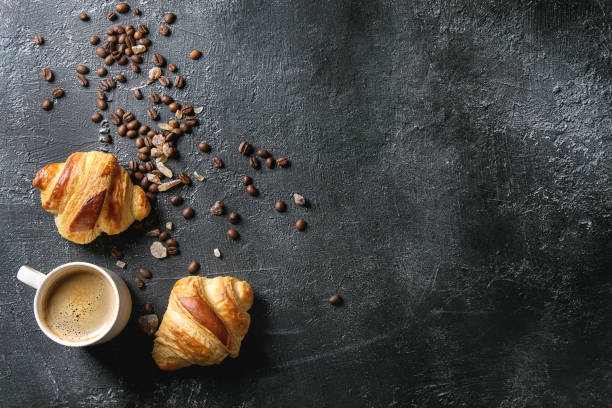 istock Fresh baked croissants 901886450