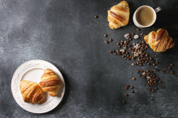 istock Fresh baked croissants 901886472