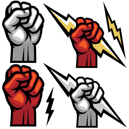 Titan lightning hand fist