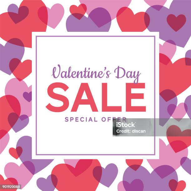 Valentines Day Design For Advertising Banners Leaflets And Flyers Stock Illustration - Download Image Now