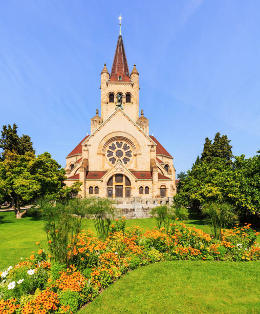 istock St. Paul's Church in Basel, Switzerland 901920158
