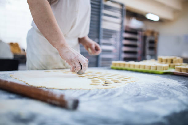 istock Women chef preparing puff pastry 901924766