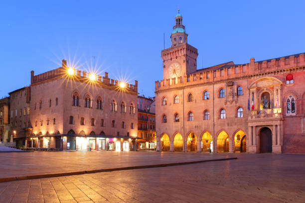 istock Panorama of Piazza Maggiore square, Bologna, Italy 901929526