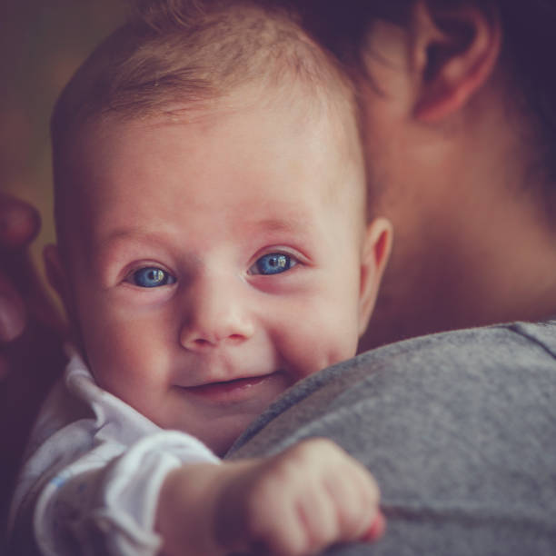 istock Father with 3 month baby 901932548