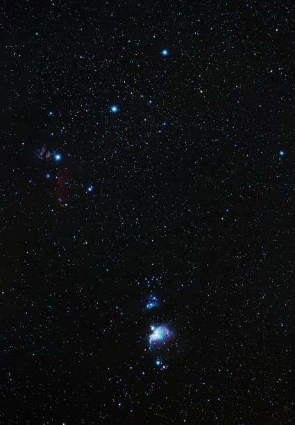 nébuleuse orion m42 - horsehead nebula photos et images de collection