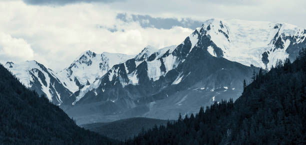 istock Snow-covered mountain peaks of Altai 901942698