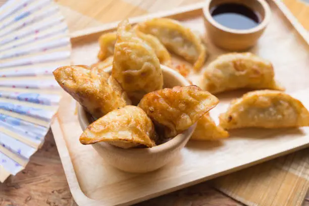 Photo of The delicious and tasty Japanese dumpling called Gyoza
