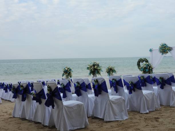 istock Wedding on the beach at Khao Lak 901956952