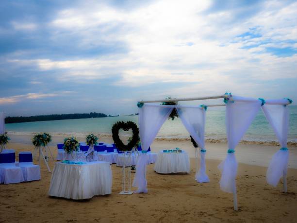 istock Wedding on the beach at Khao Lak 901960798
