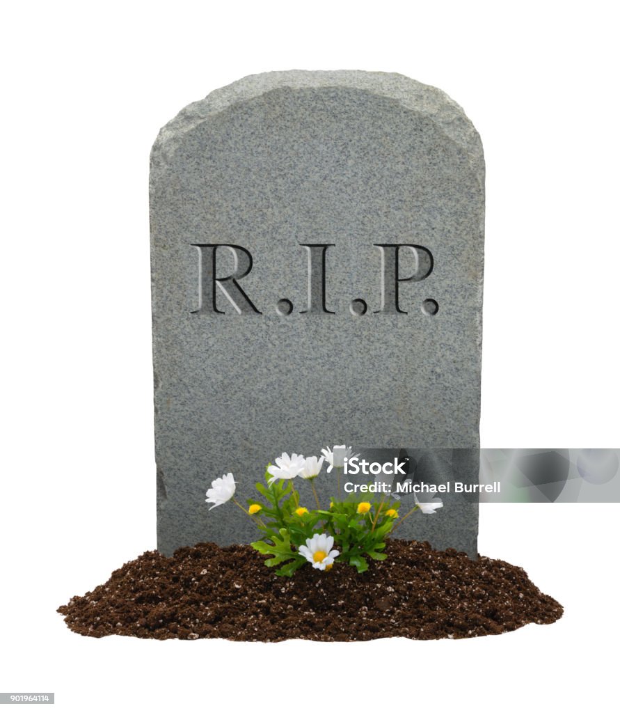 Rip Headstone Stock Photo - Download Image Now - Tombstone, Rest ...