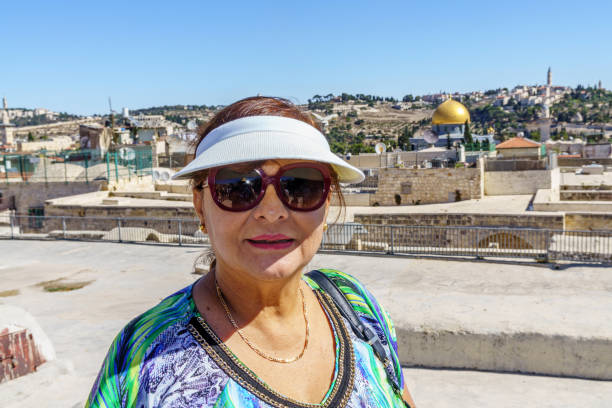 istock Senior Hispanic woman portrait in Jerusalem 901977344