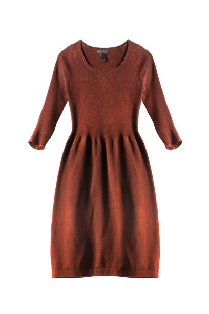 istock Brown dress isolated 901983754