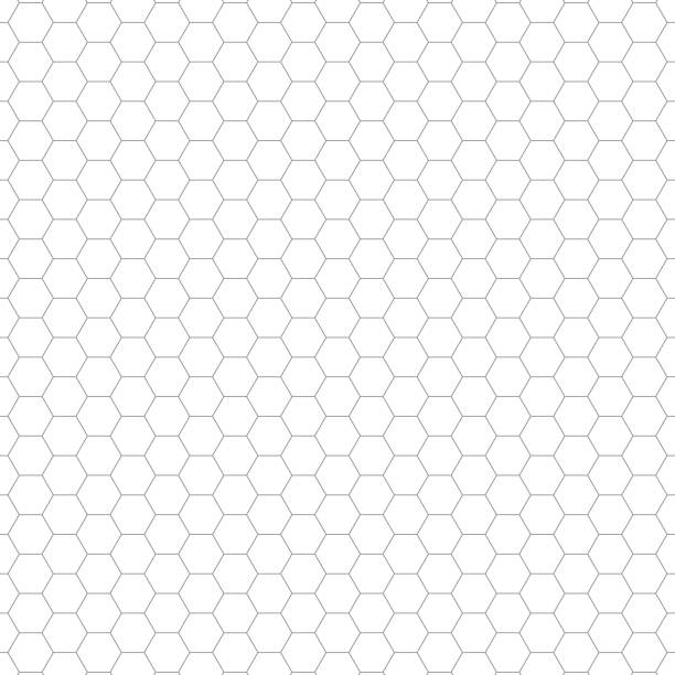 Hexagon Seamless pattern Background vector art illustration