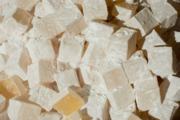istock Traditional turkish delight  lokum candy 901987946