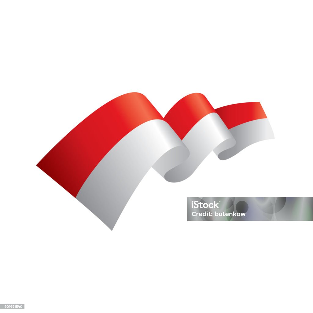 Bendera Indonesia Ilustrasi Vektor Ilustrasi Stok - Unduh Gambar