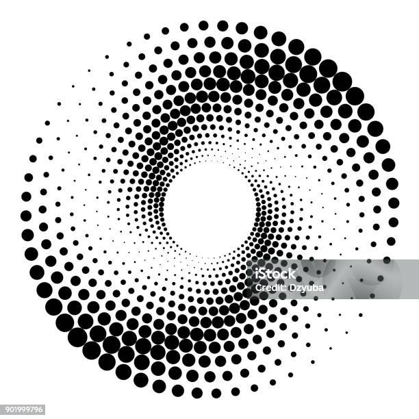 Background Of Round Dots Stock Illustration - Download Image Now - Circle, Grid Pattern, Pattern