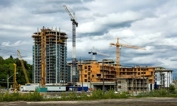 istock Construction of new Residential District 902030258