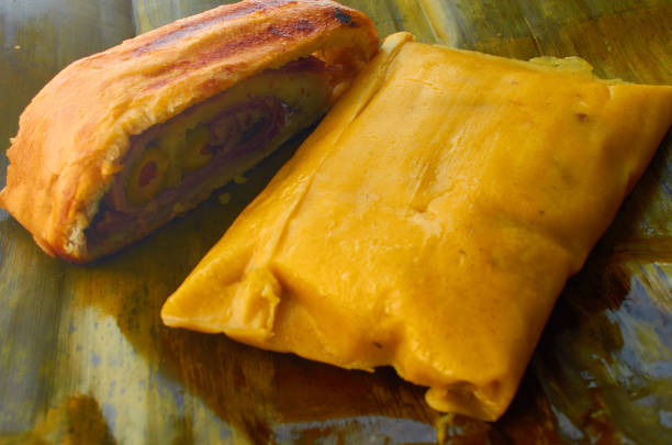 istock Hallacas and Pan de jamon 902050804
