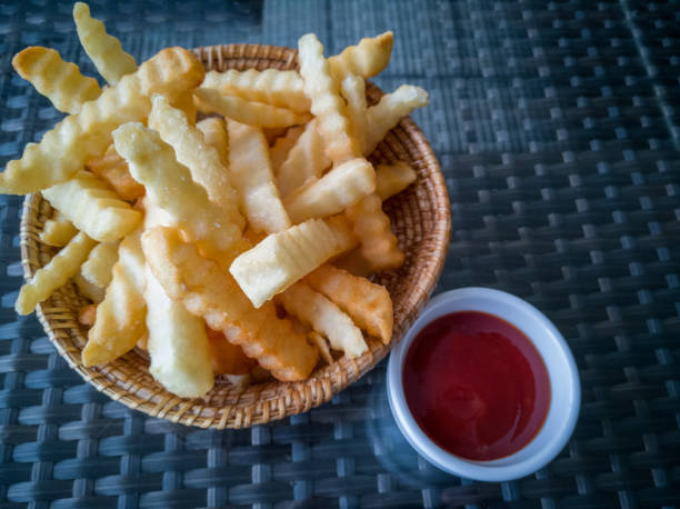 istock French fried and ketchup sauce. 902081014