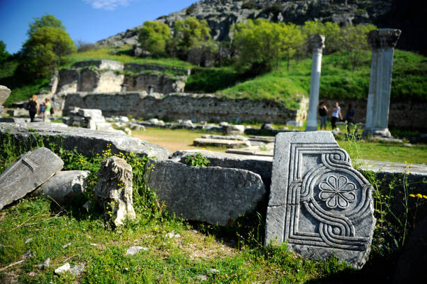 istock Ancient greece ruins near Kavala 902092466