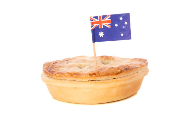 alimentos tradicionales de australiano icónico - australia australia day celebration flag fotografías e imágenes de stock