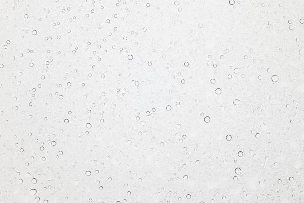 istock Water drops on glass, Rain droplets on glass background. 902106420