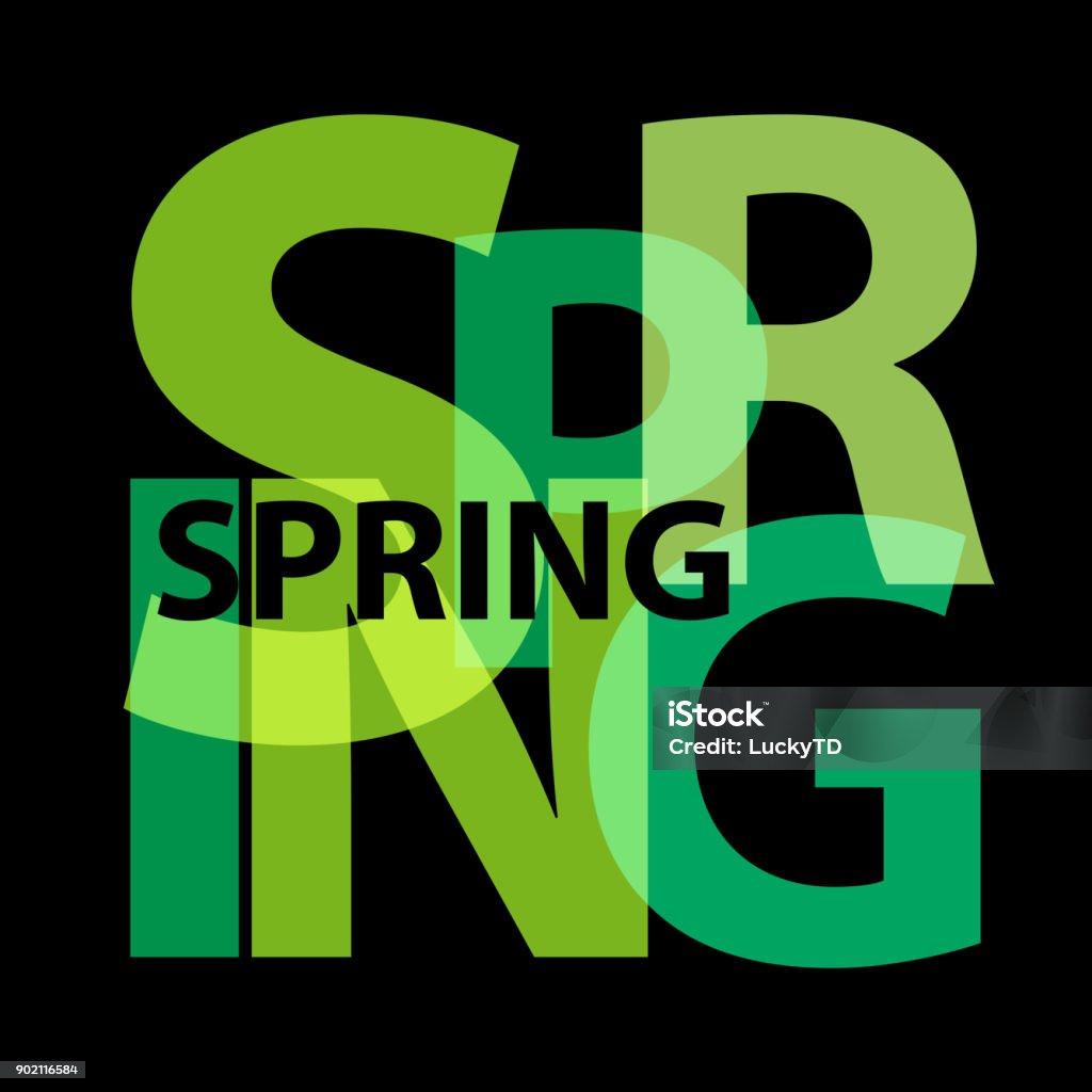 Spring Broken Tex Vector Spring Broken Text Stock Illustration - Download Image Now ...
