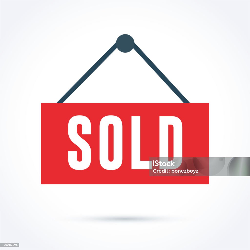 Sold Out Sign Sold label, sign, banner Selling stock vector