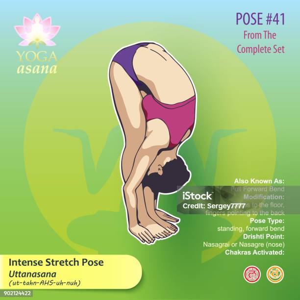 41 Intense Stretch Pose Stock Illustration - Download Image Now - Alertness, Biomedical Illustration, Breathing Exercise
