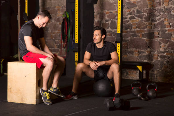 istock Having some fun at the gym 902125750