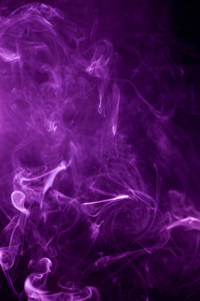 istock Toxic purple smoke. 902128490
