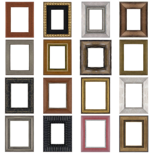 istock Set of wooden frames 902137474
