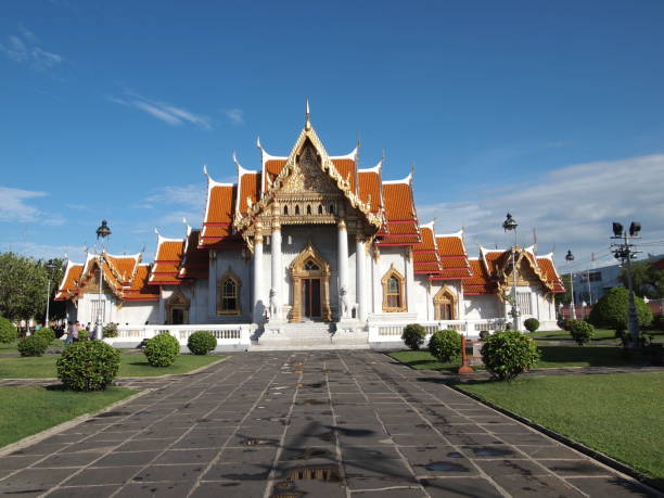 istock Marble Temple (Wat Benchamabophit Dusitvanaram) bangkok Thailand 902140196