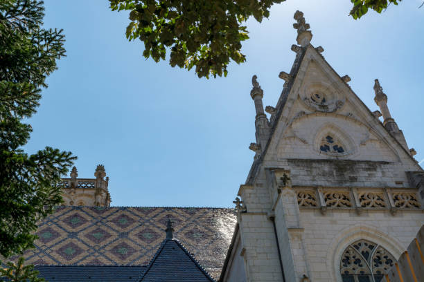 abadia real brou em bourg-en-bresse, frança - bresse - fotografias e filmes do acervo