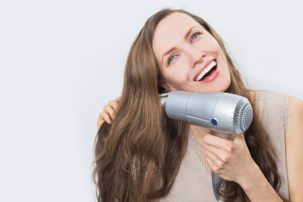 istock Young woman dry hair 902152688