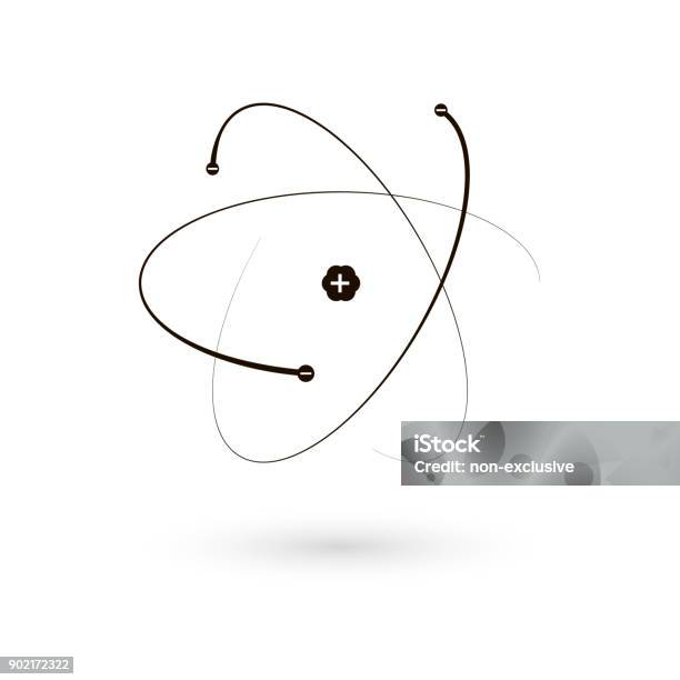 原子の構造atom アイコンベクトル図 - 原子のベクターアート素材や画像を多数ご用意 - 原子, 軌道を回る, 原子力