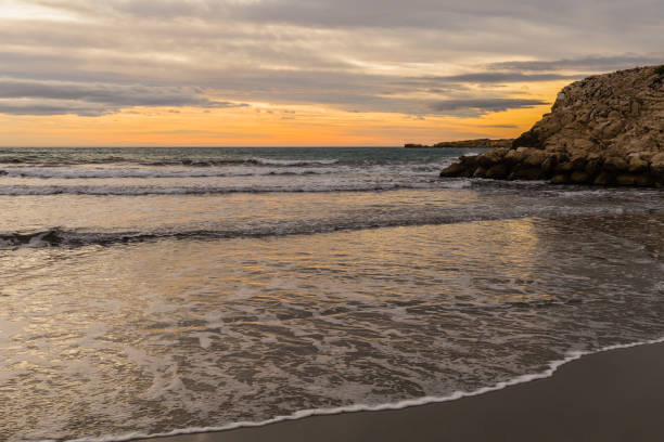 istock waves on the blue coast in Provence 902172802