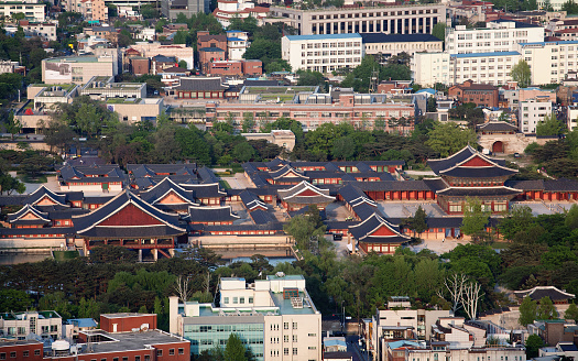 Gyeongbokgung Palace in Seoul, Korea (horizontal)