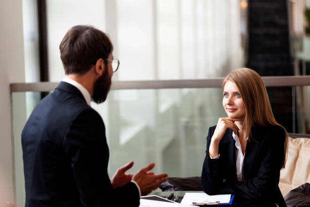 istock Job interview at Employment agency 902205690