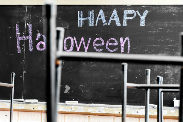 istock Blackboard writing and classroom atmosphere is quiet. 902213418