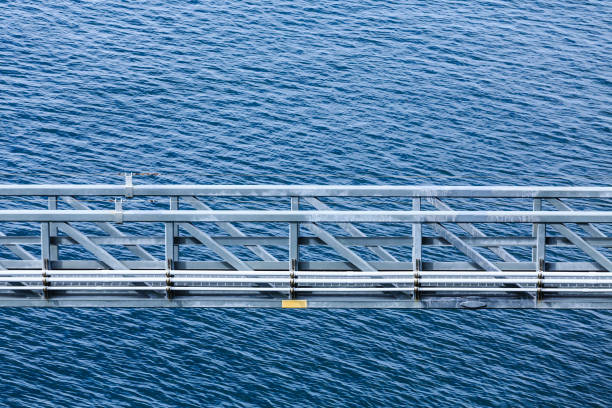 istock Steel Bridge Across Blue Water 902213764