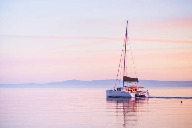 istock Sailing boat in Mediterranean sea 902217486