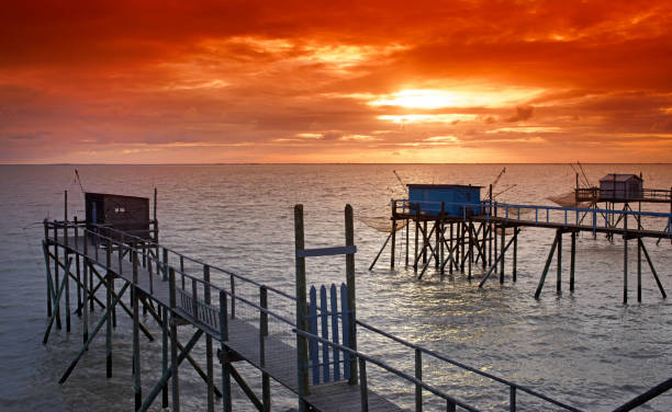 istock sunset on coast of Charente Maritime 902218134