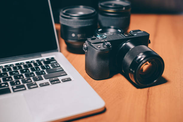 istock photographer's work desk, close-up 902227454