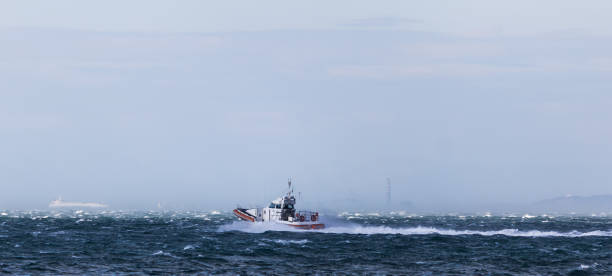 istock Coast Guard in storm and heavy wind 902241262